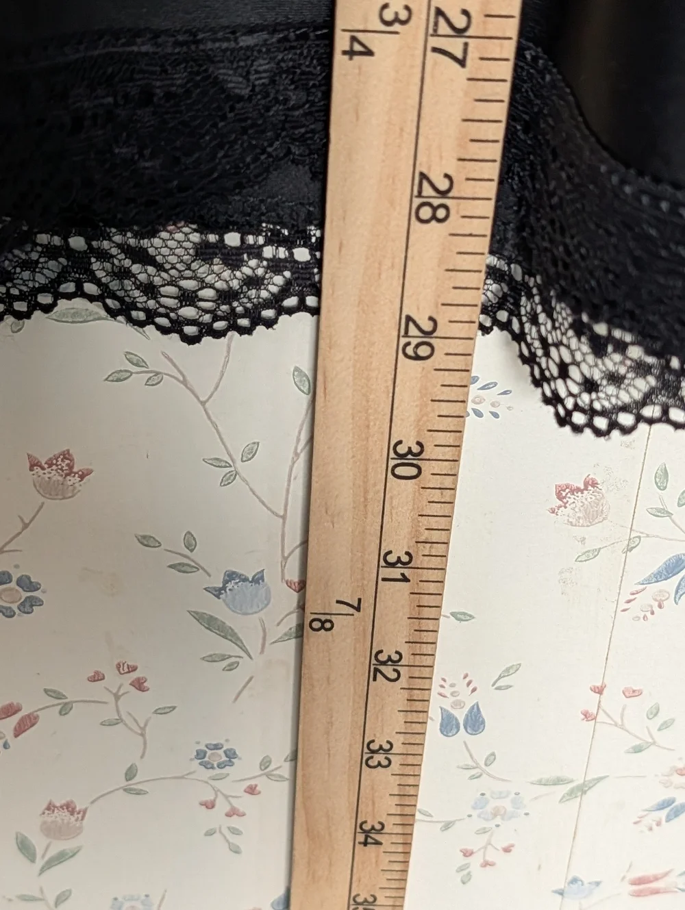 Black Lace Slip Dress Large Night Out Layer Piece Event Feminine Delicate